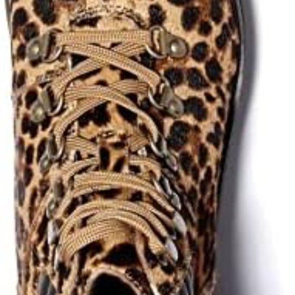 Timberland London Square Women's 6-inch Leopard Lace up Leather Boots - Picture 4 of 6